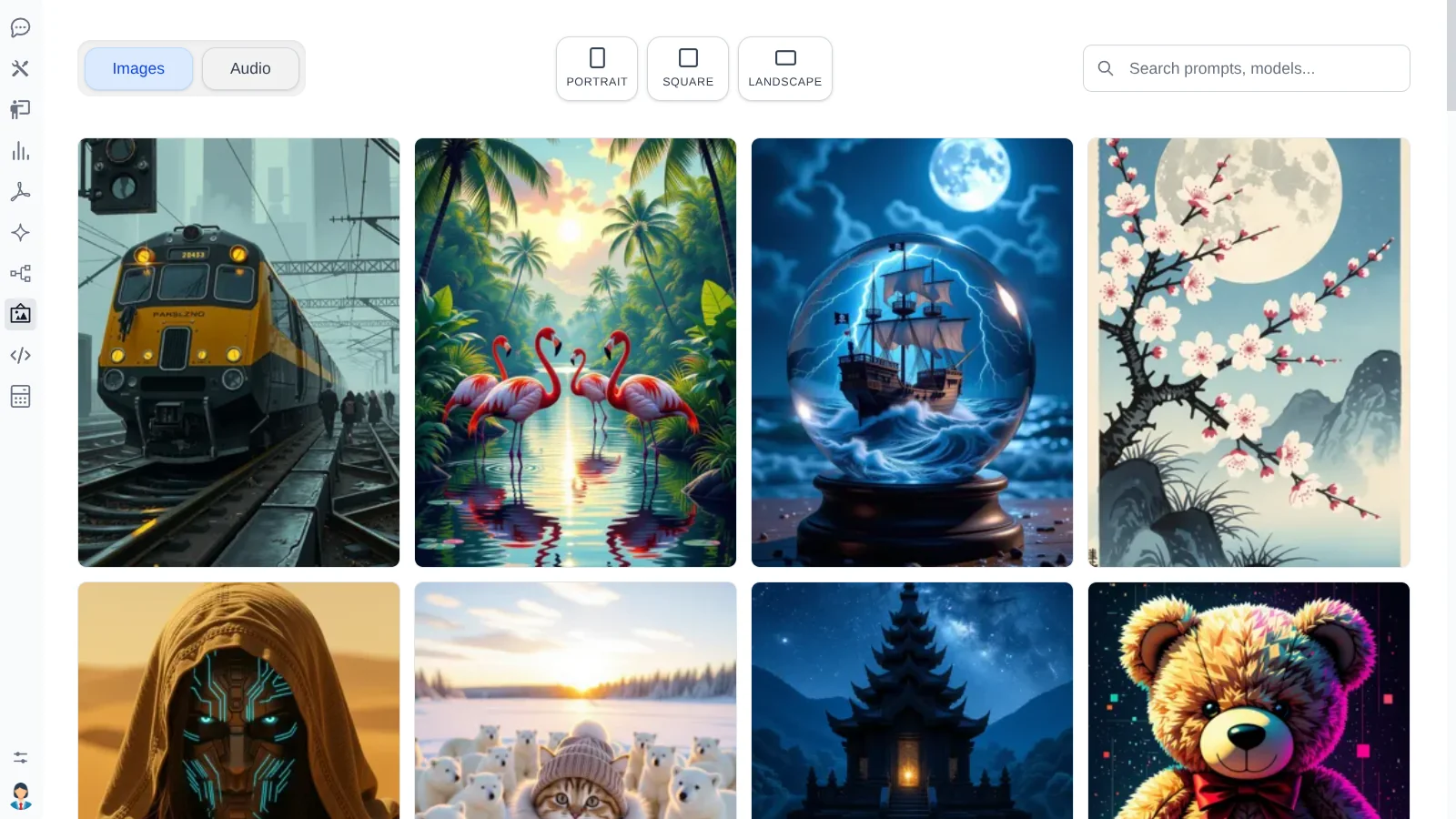 Generated image gallery